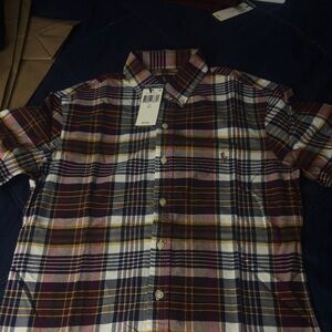 Ralph Lauren Plaid Button-Up short sleeve shirt